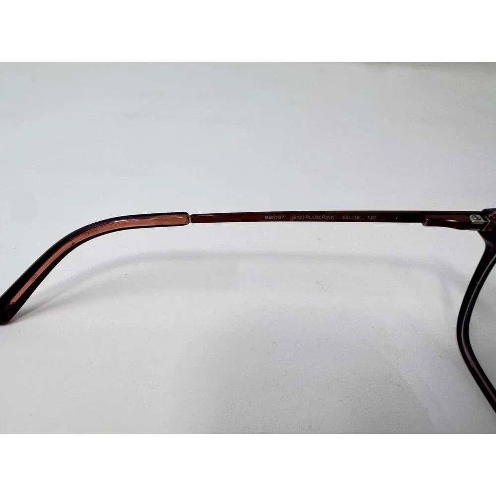 Bebe BB5187 Eyeglass Frames Only 55-16-140 Plum Pink Authentic